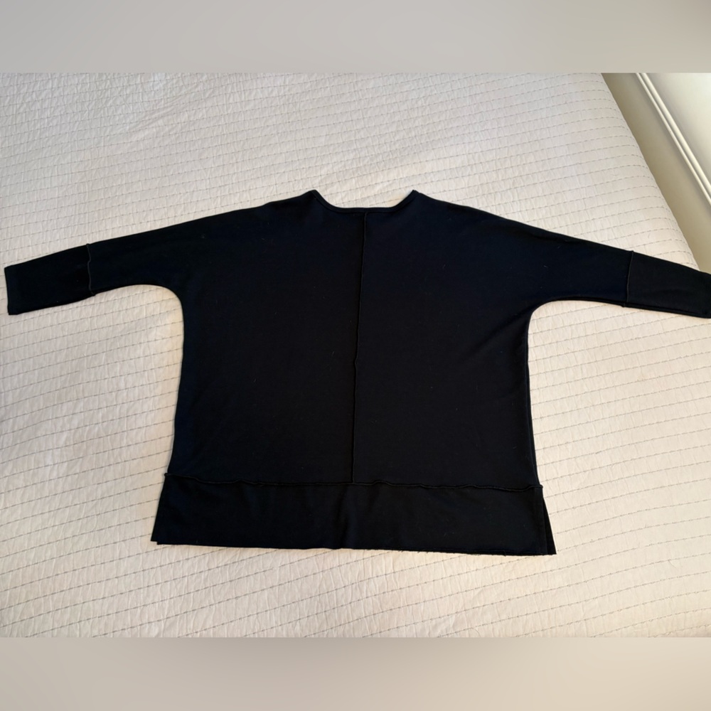SPANX perfect length dolman 3/4 sleeve pullover top oversized sweatshirt size M - Picture 2 of 5